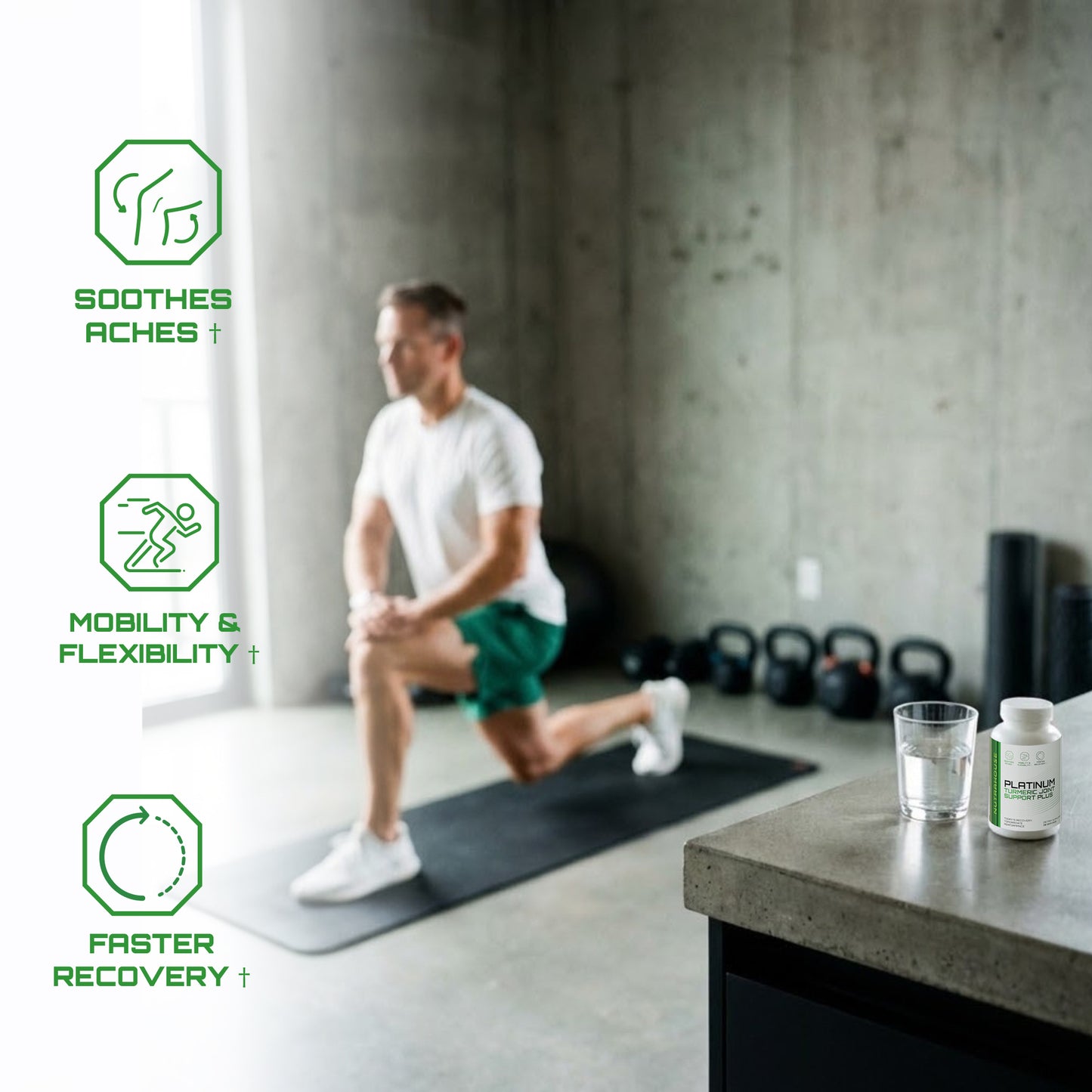 Platinum Turmeric Joint Support Plus — Mobility, Flexibility & Recovery (30 Servings)