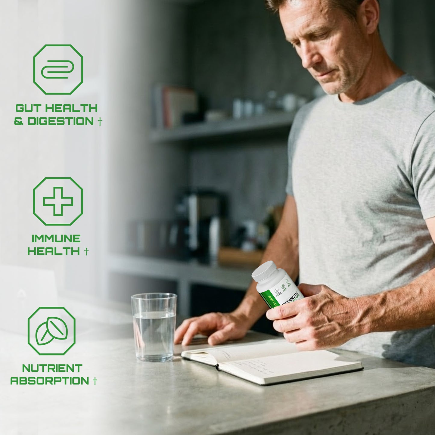 Probiotic 40 Billion CFU — Gut & Immune Support for Daily Balance (30 Capsules)