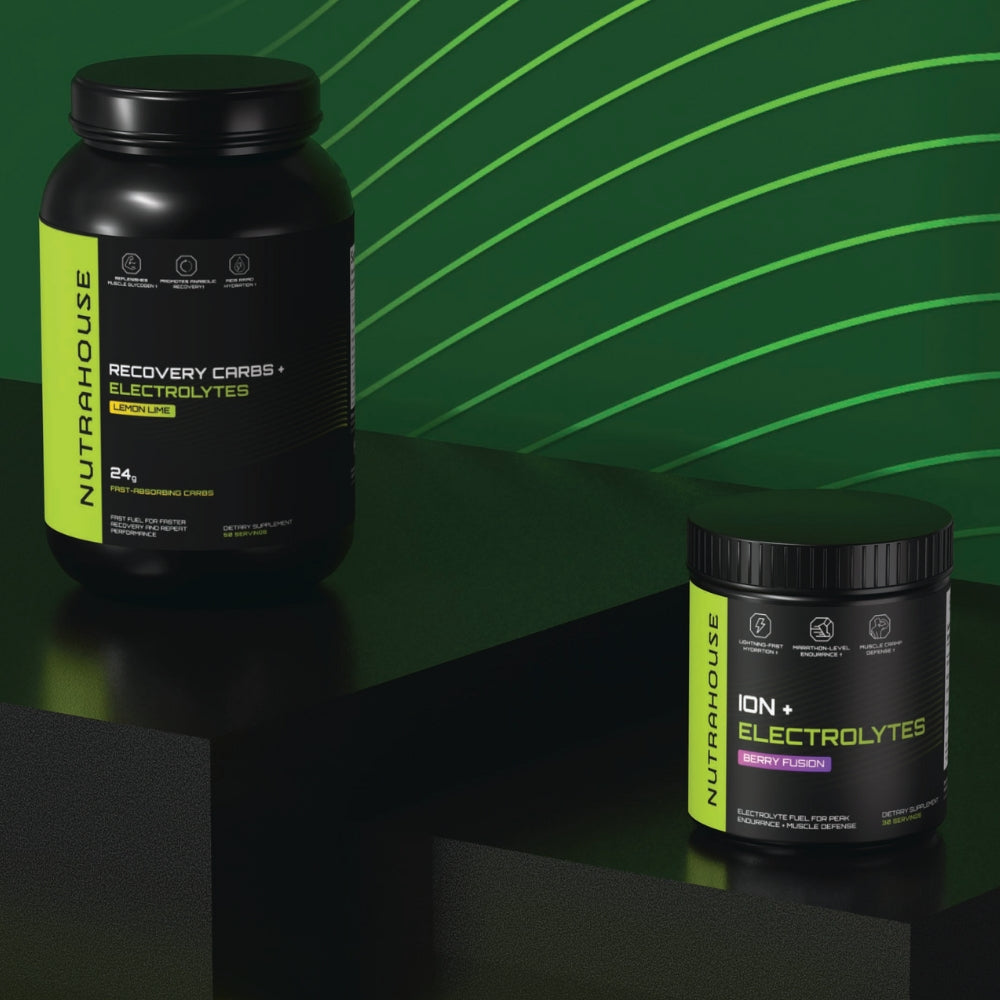 A person serving their NUTRAHOUSE Electrolytes