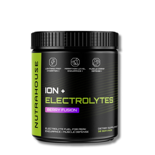 ION+ Electrolytes — Performance Hydration for Brain & Body Berry Fusion Flavor, 30 Servings