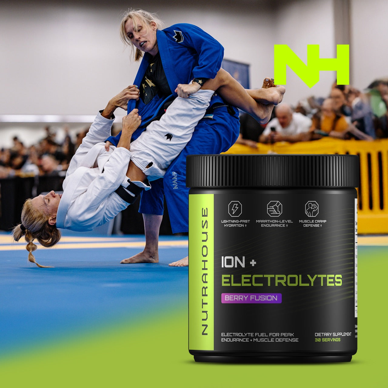 ION+ Electrolytes — Performance Hydration for Brain & Body Berry Fusion Flavor, 30 Servings