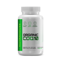 NUTRAHOUSE Organic CoQ10
 bottle with 30 servings
