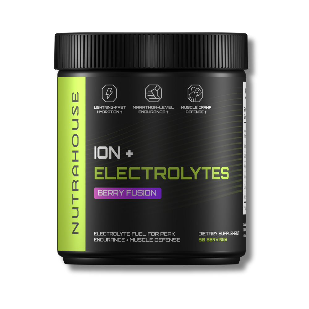 ION+ Electrolytes — Performance Hydration for Brain & Body Berry Fusion Flavor, 30 Servings