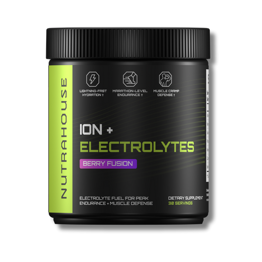 ION+ Electrolytes — Performance Hydration for Brain & Body Berry Fusion Flavor, 30 Servings