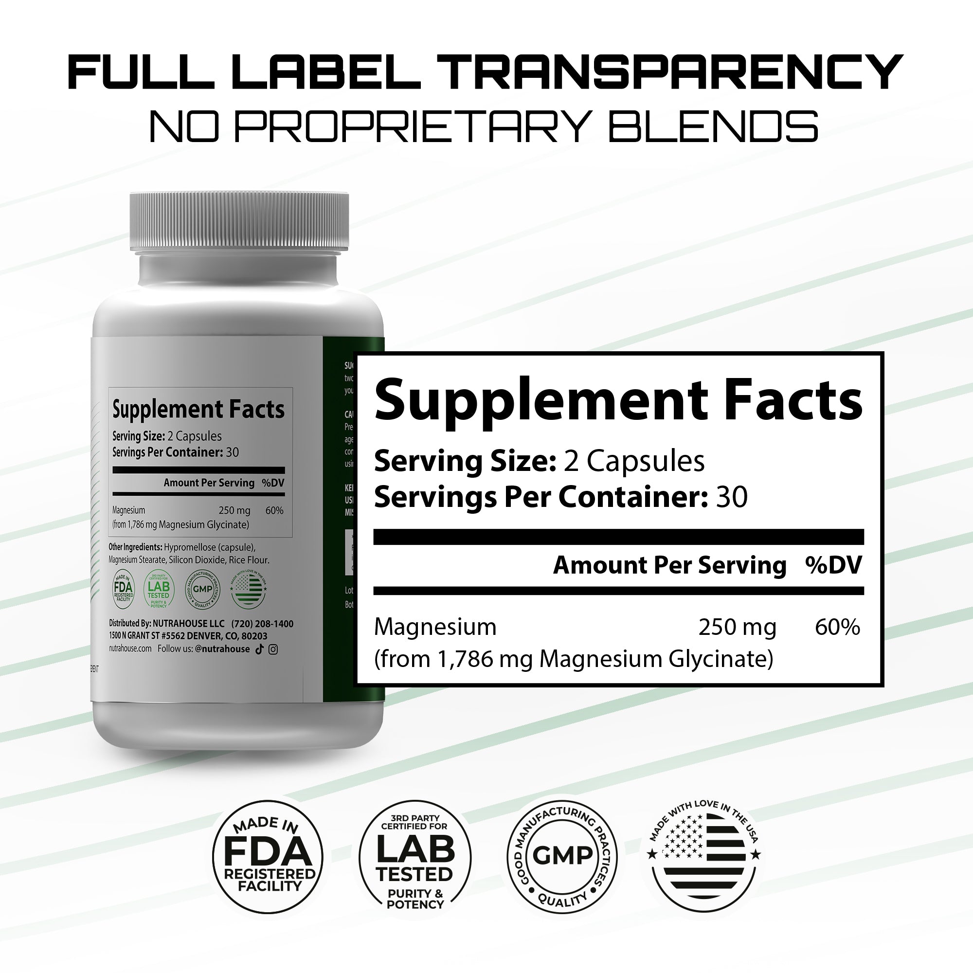 Organic Magnesium Glycinate