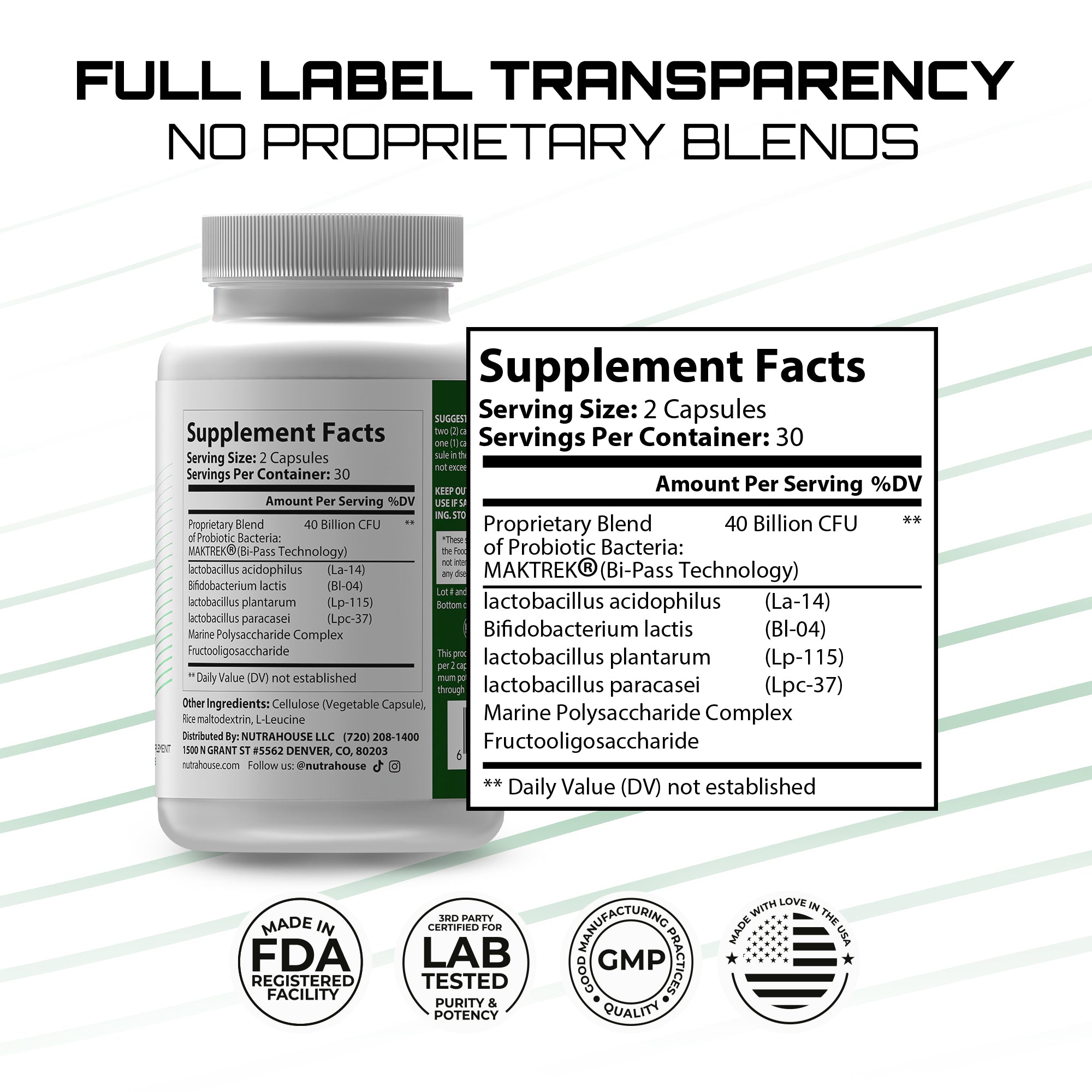 Probiotic 40 Billion CFU