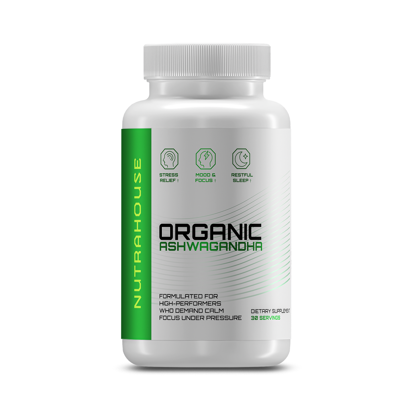 Organic Ashwagandha — Stress Resilience & Focus Support (60 Capsules)