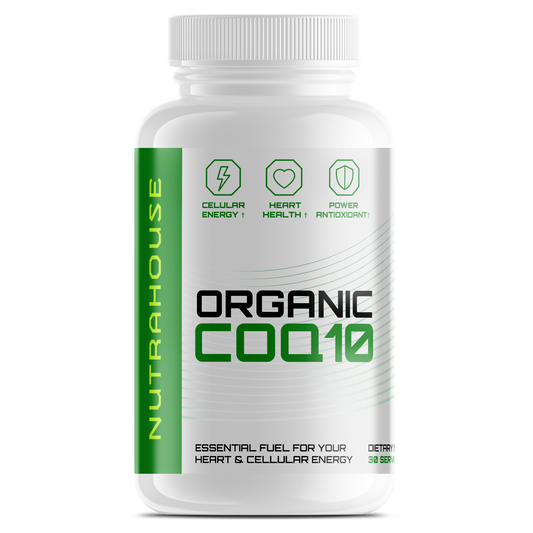 Organic CoQ10 — Cellular Energy & Heart Health Support (30 Capsules)