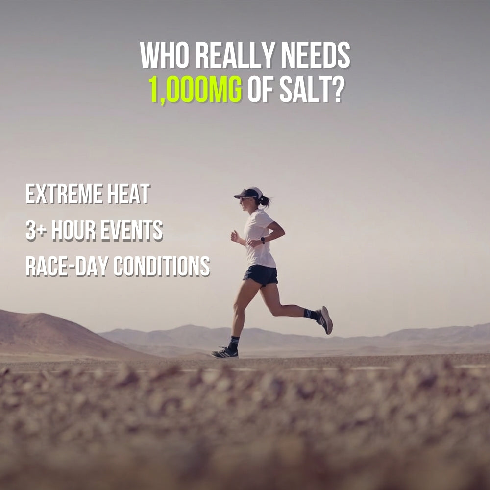 An athletic woman running in the desert.